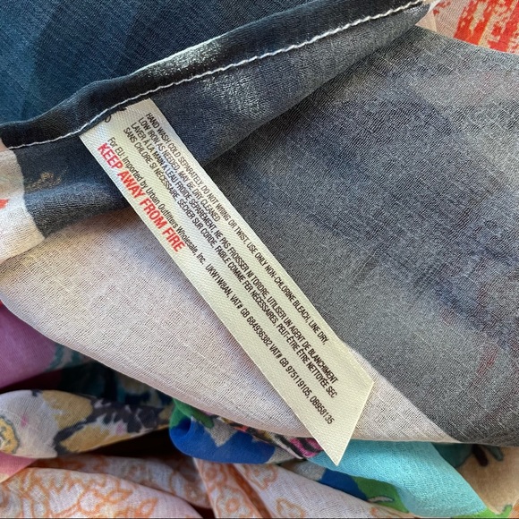 Free People Long Magic Print Cardigan Kimono NEW - Picture 6 of 8